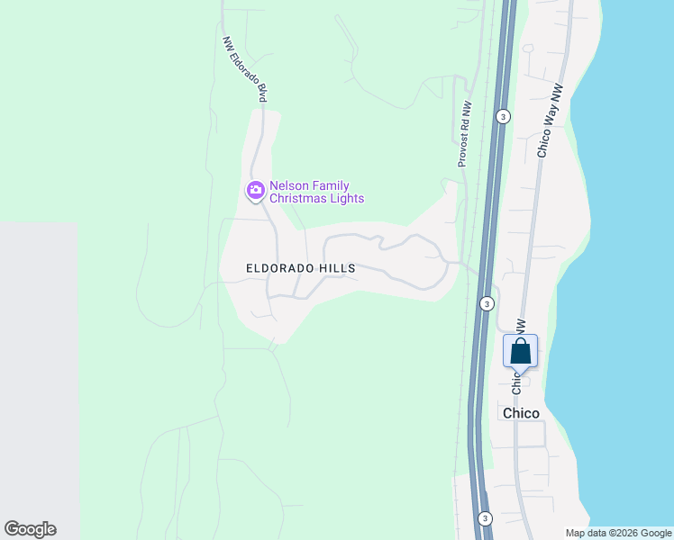 map of restaurants, bars, coffee shops, grocery stores, and more near 5200 Northwest El Camino Boulevard in Bremerton