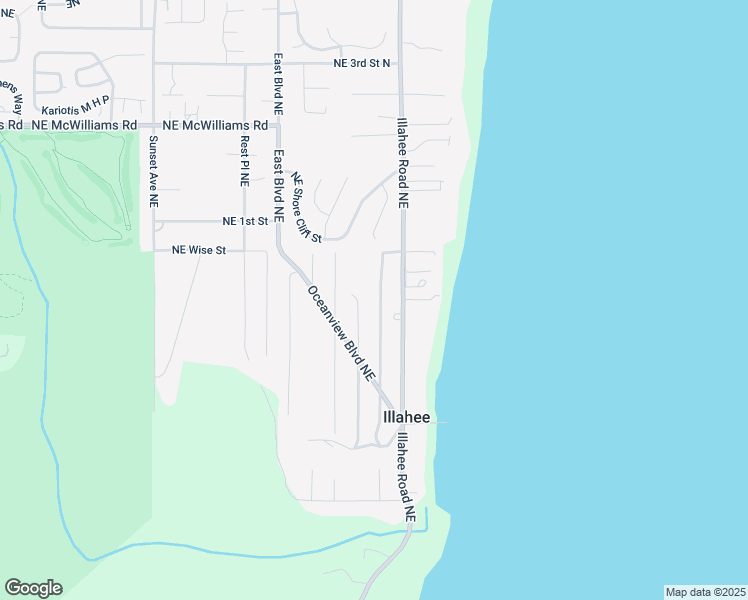 map of restaurants, bars, coffee shops, grocery stores, and more near 5925 Madrona Avenue Northeast in Bremerton