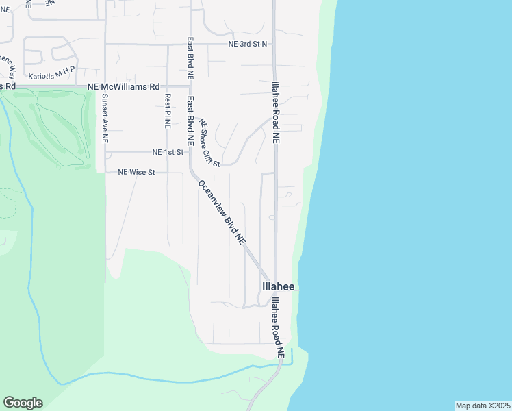 map of restaurants, bars, coffee shops, grocery stores, and more near 5825 Madrona Avenue Northeast in Bremerton