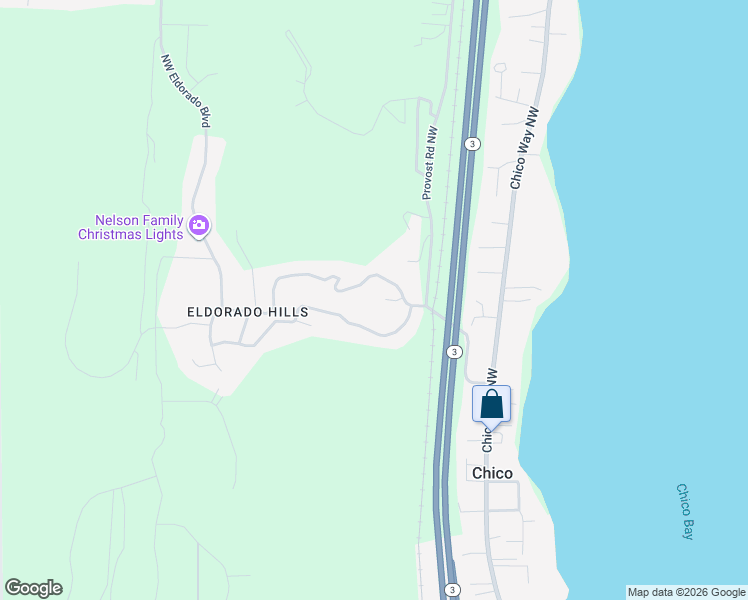 map of restaurants, bars, coffee shops, grocery stores, and more near 4875 Northwest Eldorado Boulevard in Bremerton