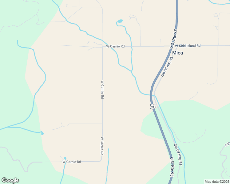 map of restaurants, bars, coffee shops, grocery stores, and more near 7672 West Carnie Road in Coeur d'Alene