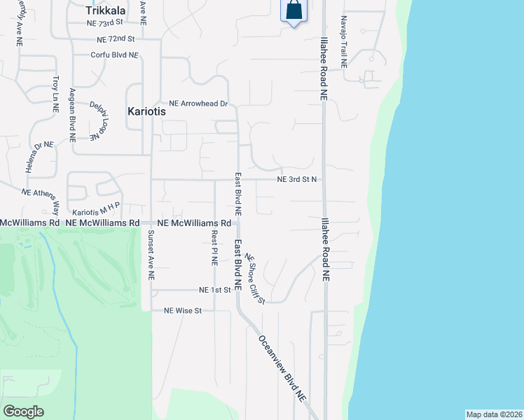map of restaurants, bars, coffee shops, grocery stores, and more near 6464 Lewis Drive Northeast in Bremerton