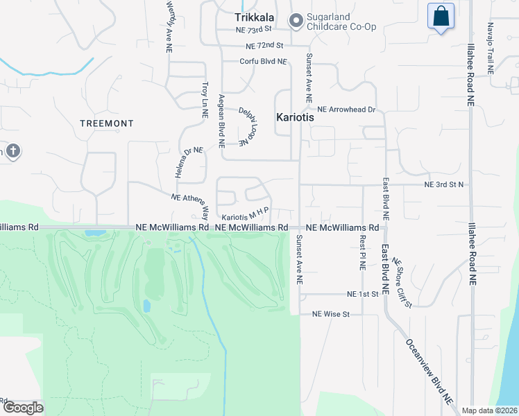 map of restaurants, bars, coffee shops, grocery stores, and more near 40 Kariotis M H P in Bremerton