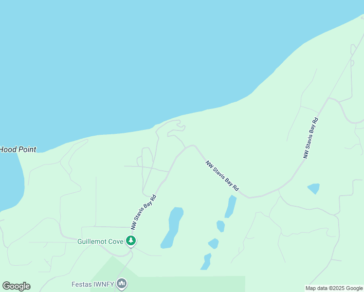 map of restaurants, bars, coffee shops, grocery stores, and more near 18954 Northwest Stavis Bay Road in Seabeck