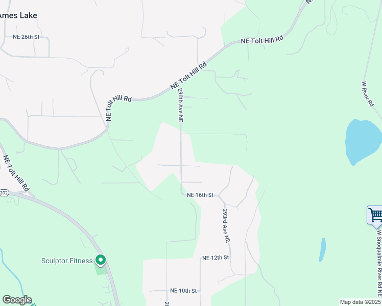 map of restaurants, bars, coffee shops, grocery stores, and more near 1828 290th Avenue Northeast in Carnation