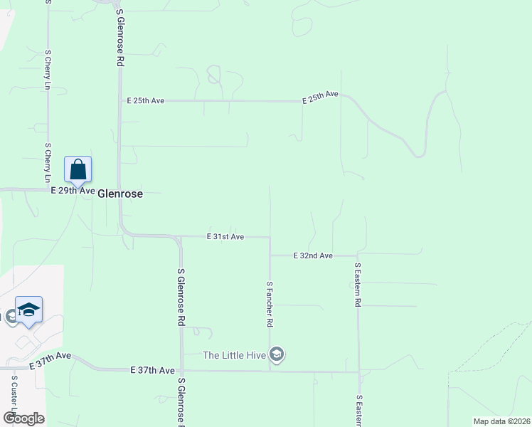 map of restaurants, bars, coffee shops, grocery stores, and more near 3014 South Fancher Road in Spokane