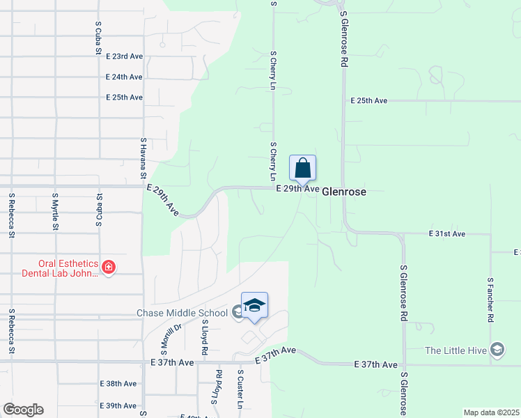 map of restaurants, bars, coffee shops, grocery stores, and more near 4802 East 29th Avenue in Spokane