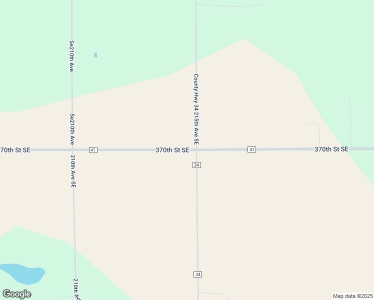 map of restaurants, bars, coffee shops, grocery stores, and more near 370th Street Southeast in Erskine