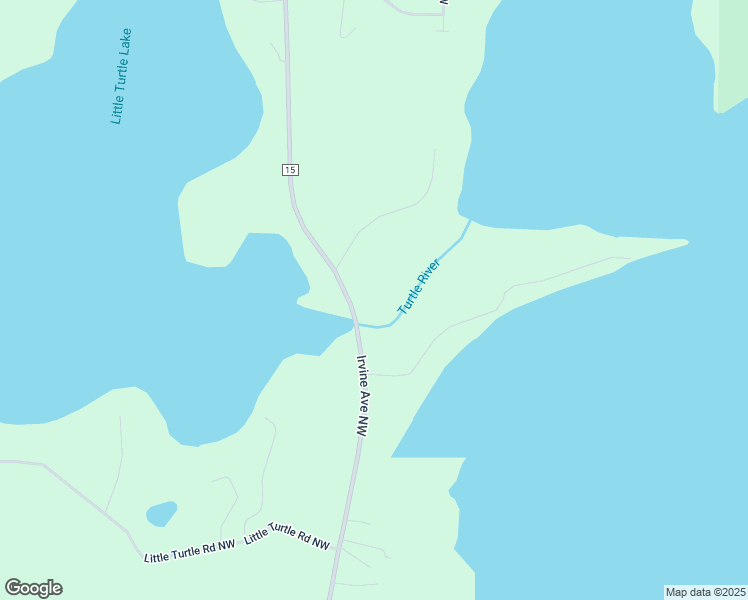 map of restaurants, bars, coffee shops, grocery stores, and more near 16616 Irvine Avenue Northwest in Bemidji