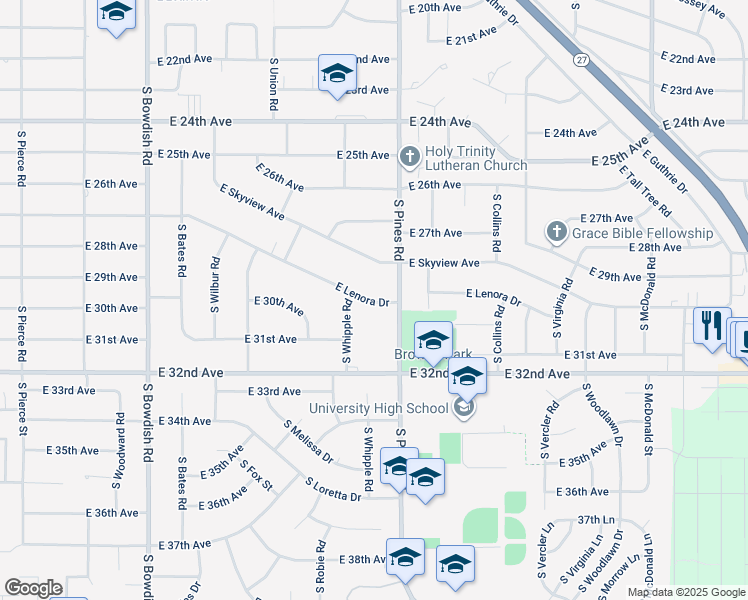 map of restaurants, bars, coffee shops, grocery stores, and more near 3005 South Whipple Road in Spokane Valley