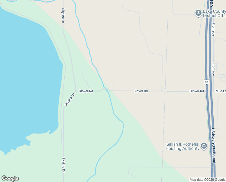 map of restaurants, bars, coffee shops, grocery stores, and more near 719 Glover Road in Polson