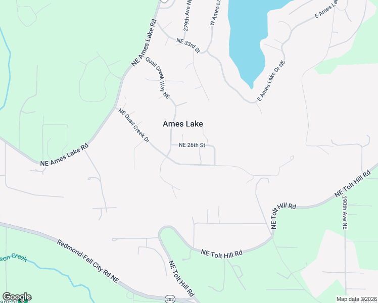 map of restaurants, bars, coffee shops, grocery stores, and more near 27931 Northeast 26th Street in Redmond