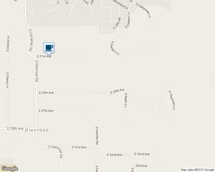 map of restaurants, bars, coffee shops, grocery stores, and more near 5909 E 25th Ave in Spokane