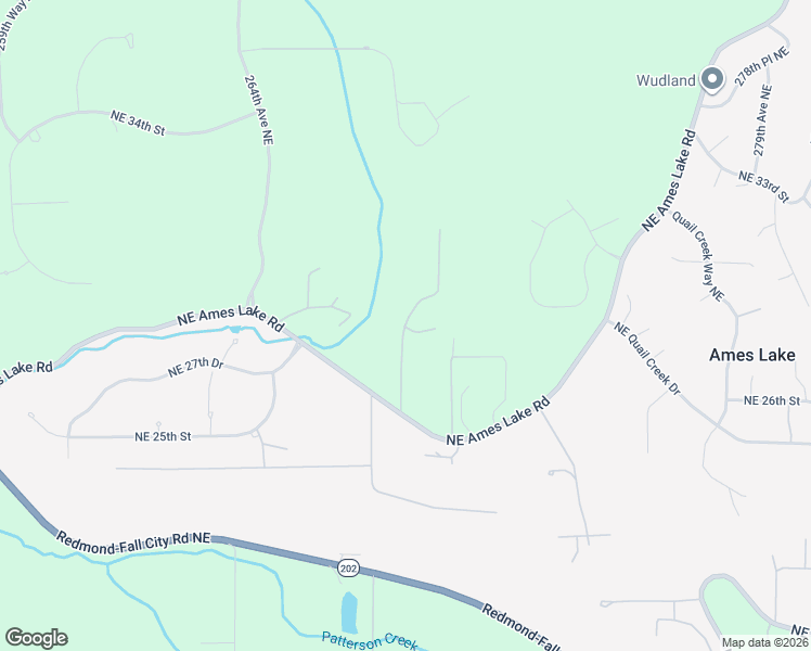 map of restaurants, bars, coffee shops, grocery stores, and more near 2820 269th Avenue Northeast in Redmond
