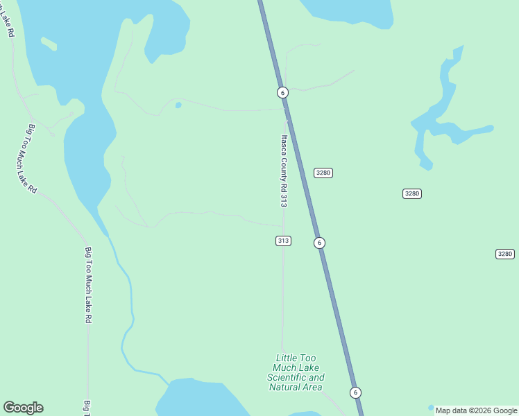 map of restaurants, bars, coffee shops, grocery stores, and more near 52227 County Road 313 in Bigfork