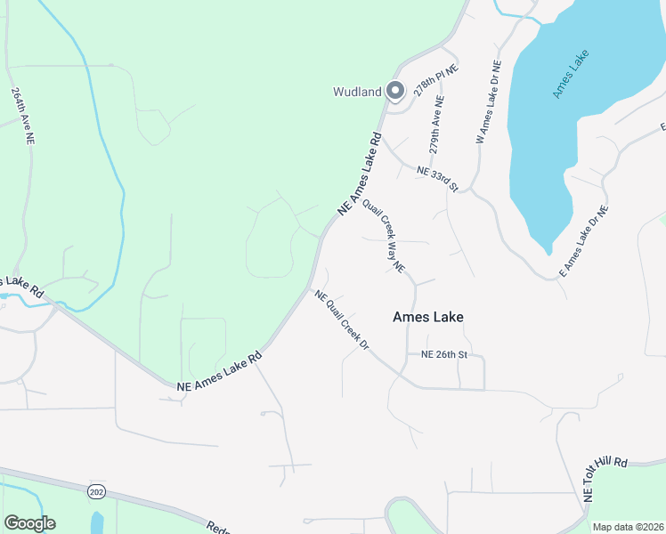 map of restaurants, bars, coffee shops, grocery stores, and more near 27464 Northeast Quail Creek Drive in Redmond