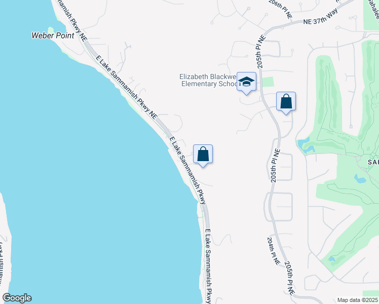 map of restaurants, bars, coffee shops, grocery stores, and more near 20130 Northeast 28th Place in Sammamish