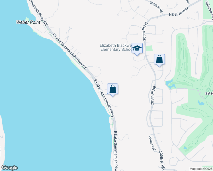 map of restaurants, bars, coffee shops, grocery stores, and more near 20130 Northeast 28th Place in Sammamish