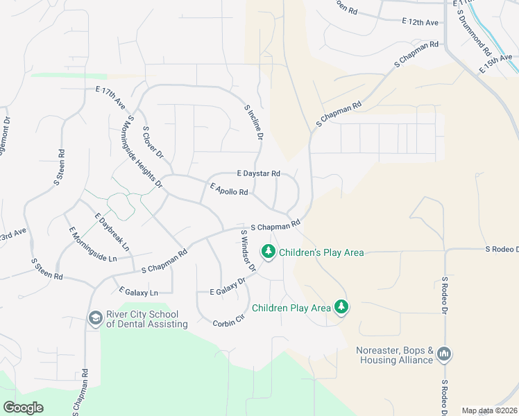 map of restaurants, bars, coffee shops, grocery stores, and more near 17816 East Apollo Road in Spokane Valley