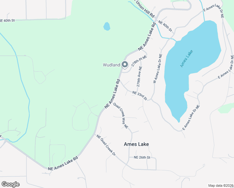 map of restaurants, bars, coffee shops, grocery stores, and more near 3046 Quail Creek Way Northeast in Redmond