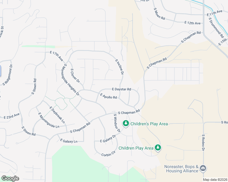 map of restaurants, bars, coffee shops, grocery stores, and more near 17705 East Daystar Road in Spokane Valley