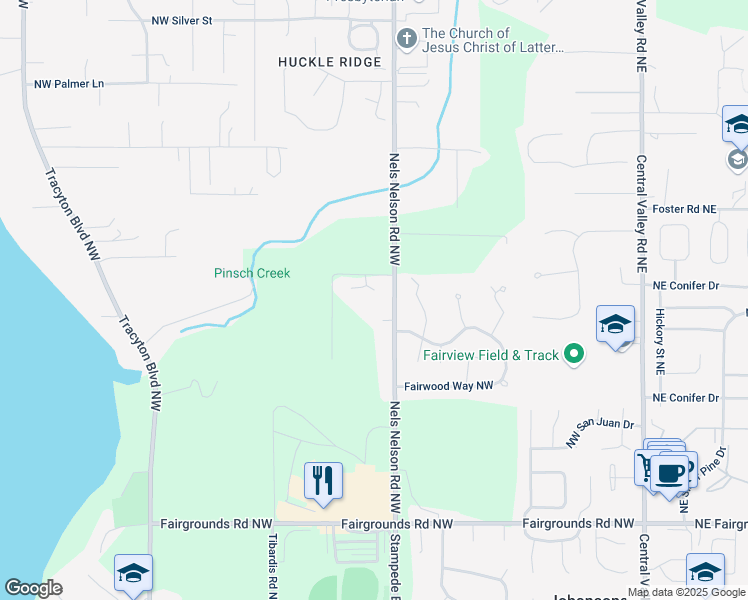 map of restaurants, bars, coffee shops, grocery stores, and more near 8392 Raven Creek Place Northwest in Bremerton