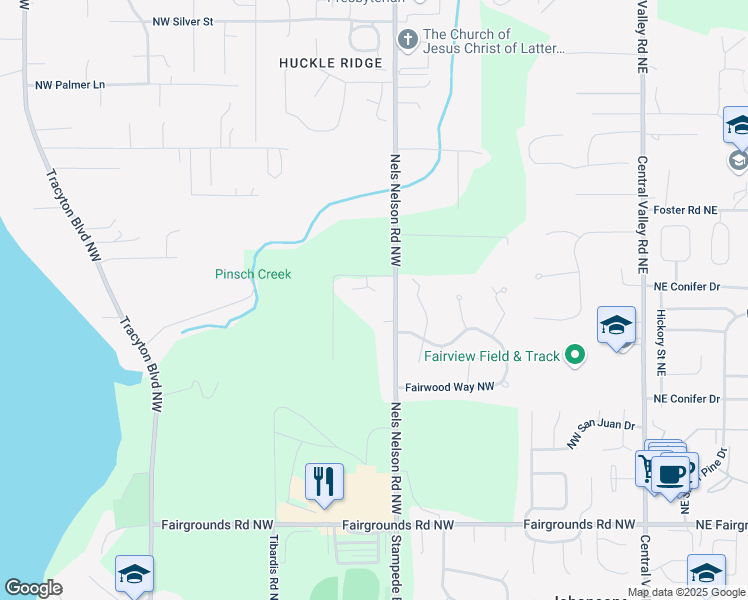map of restaurants, bars, coffee shops, grocery stores, and more near 8392 Raven Creek Place Northwest in Bremerton