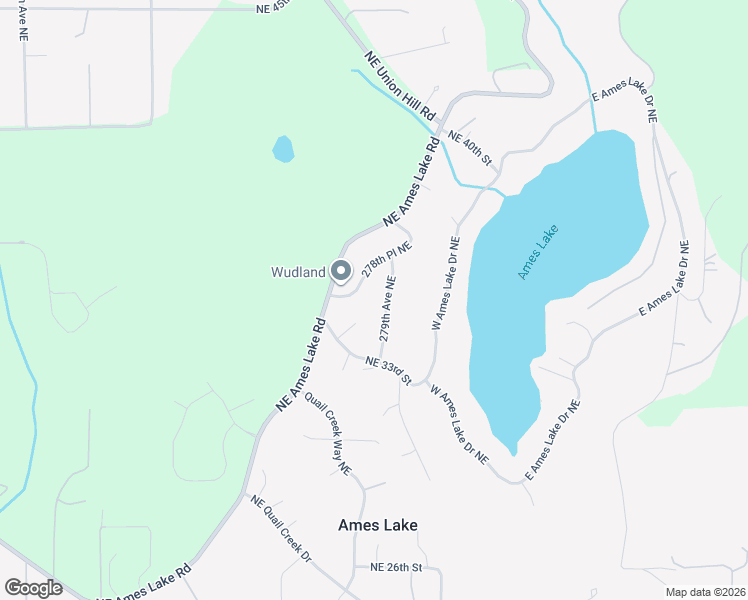 map of restaurants, bars, coffee shops, grocery stores, and more near 3518 278th Place Northeast in Redmond