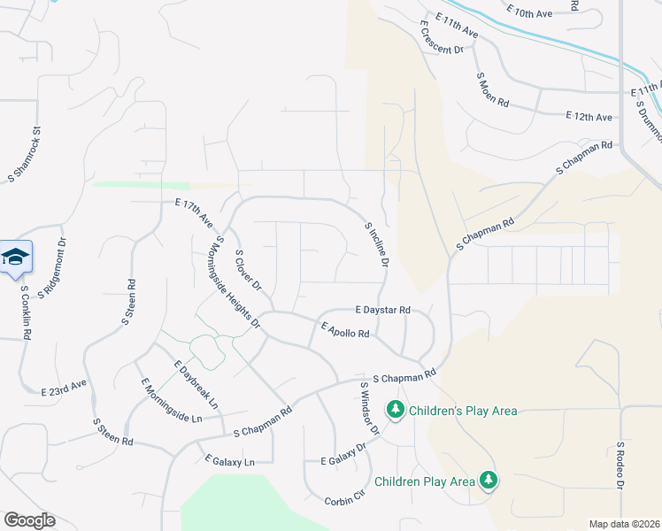 map of restaurants, bars, coffee shops, grocery stores, and more near 1824 Ridgetop Drive in Spokane County