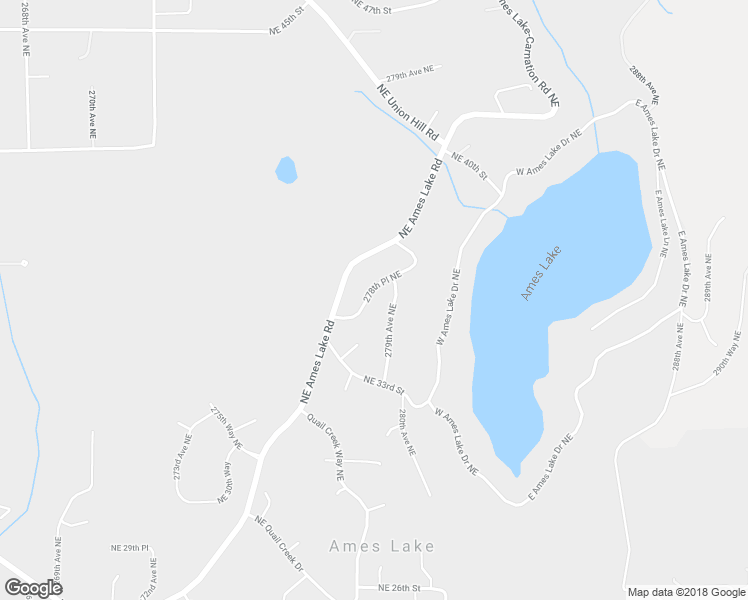 map of restaurants, bars, coffee shops, grocery stores, and more near 3518 278th Place Northeast in Redmond