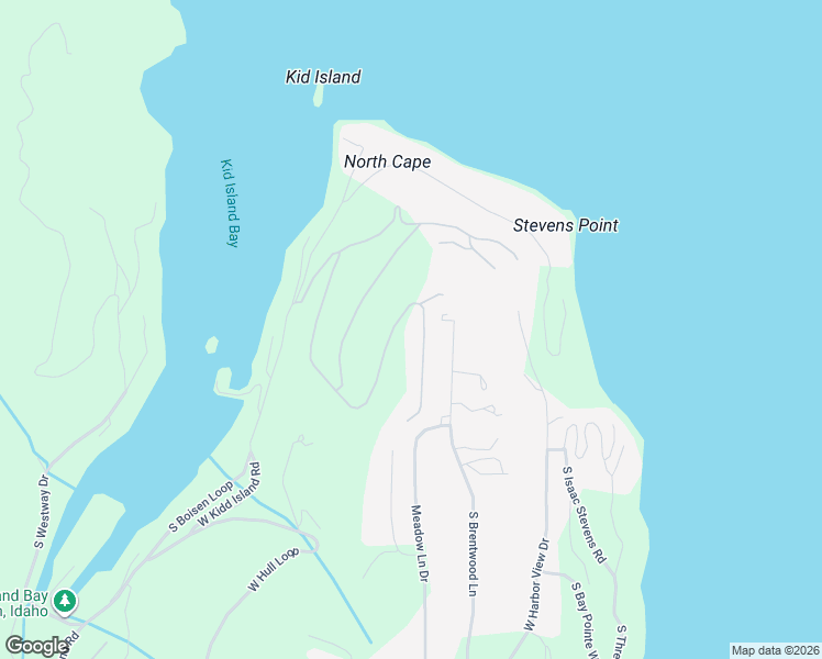 map of restaurants, bars, coffee shops, grocery stores, and more near 948 West Someday Lane in Coeur d'Alene