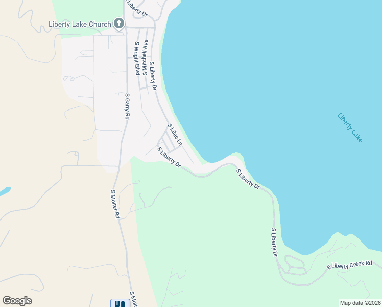 map of restaurants, bars, coffee shops, grocery stores, and more near 1509 South Lilac Lane in Liberty Lake