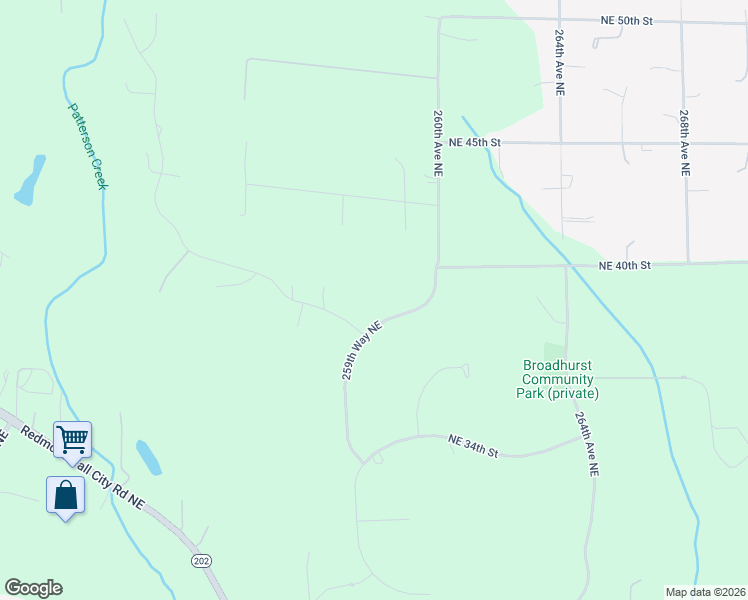 map of restaurants, bars, coffee shops, grocery stores, and more near 3907 259th Way Northeast in Redmond