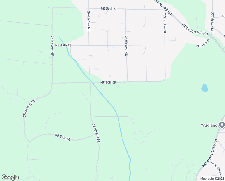map of restaurants, bars, coffee shops, grocery stores, and more near 26631 Northeast 40th Street in Redmond