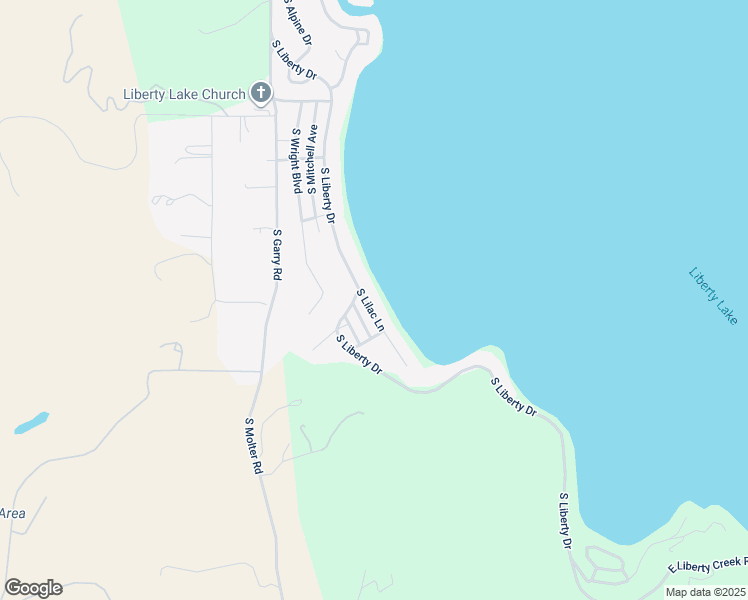 map of restaurants, bars, coffee shops, grocery stores, and more near 1327 South Lilac Lane in Liberty Lake