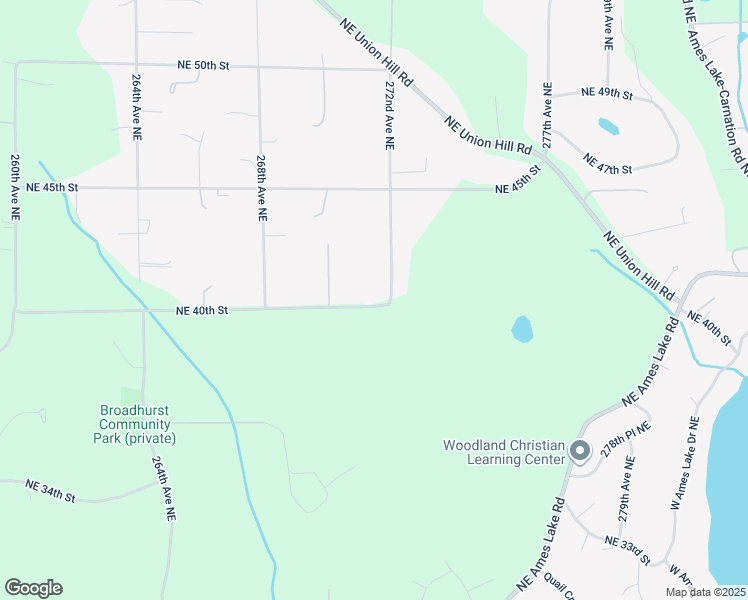 map of restaurants, bars, coffee shops, grocery stores, and more near 27106 Northeast 40th Street in Redmond