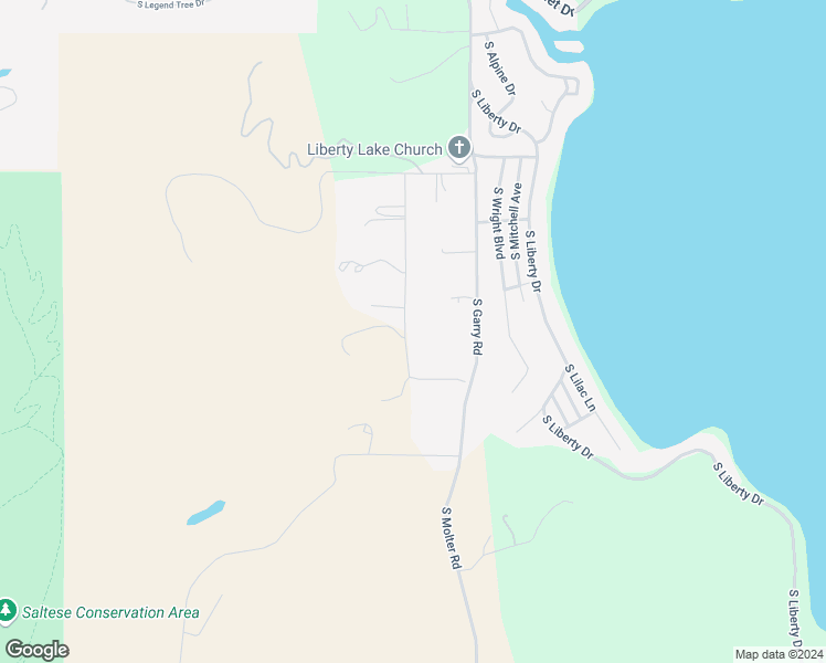 map of restaurants, bars, coffee shops, grocery stores, and more near 1217 South McKinzie Road in Liberty Lake