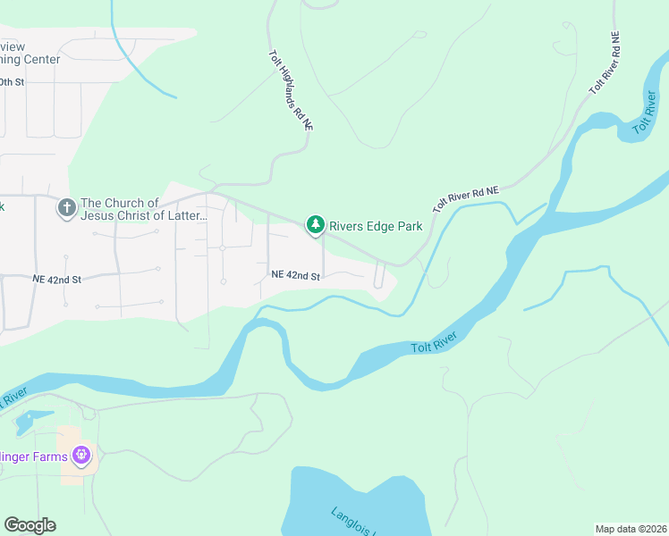 map of restaurants, bars, coffee shops, grocery stores, and more near 33713 Northeast 45th Street in Carnation