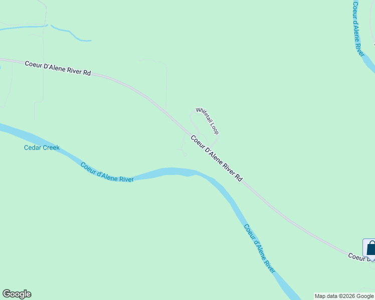 map of restaurants, bars, coffee shops, grocery stores, and more near 20260 Coeur D'Alene River Road in Wallace