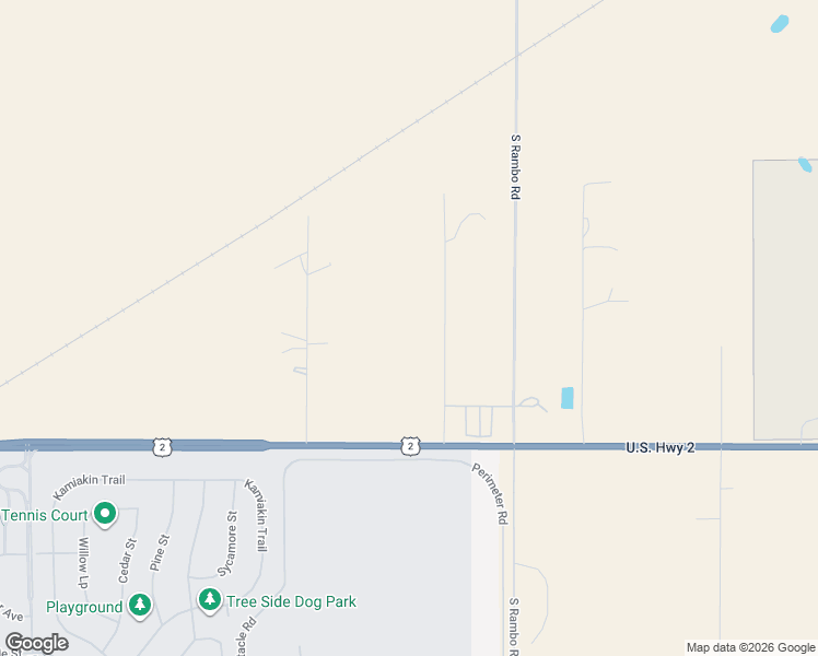 map of restaurants, bars, coffee shops, grocery stores, and more near 1020 S De Los Reyes Ln in Medical Lake