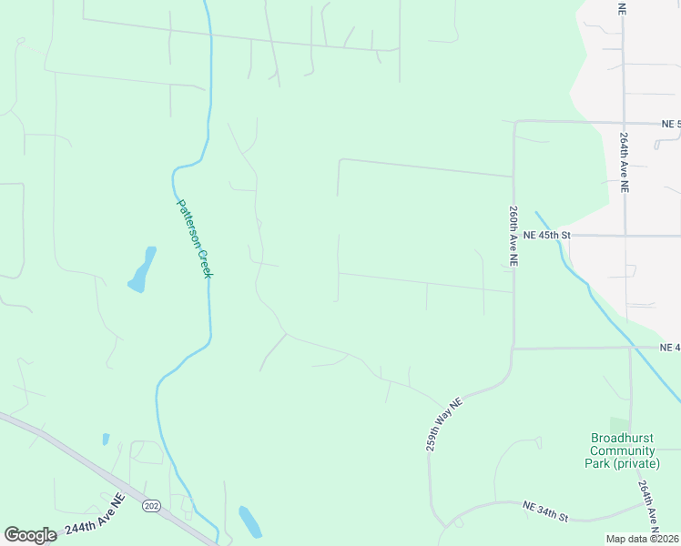 map of restaurants, bars, coffee shops, grocery stores, and more near 25401 Northeast 42nd Place in Redmond