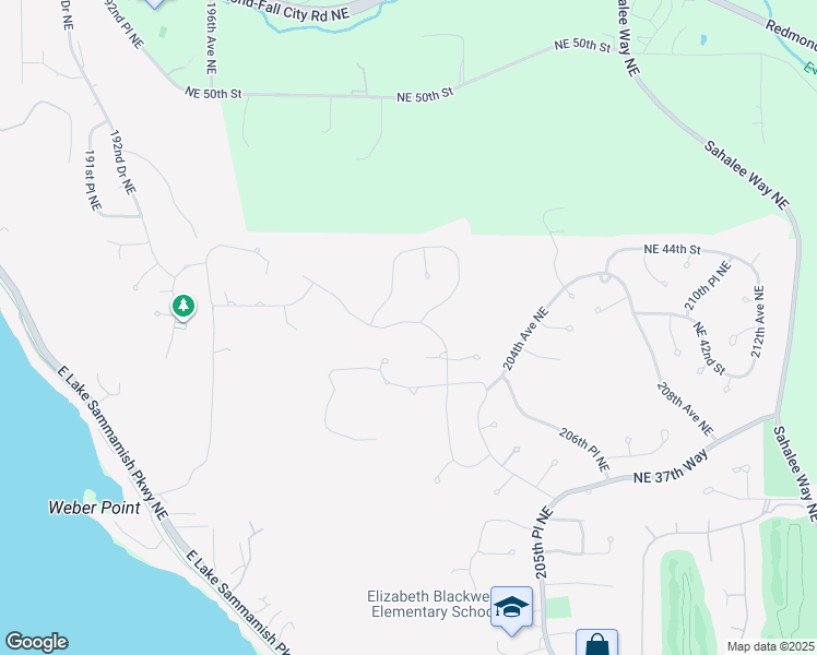 map of restaurants, bars, coffee shops, grocery stores, and more near 20141 Northeast 42nd Street in Sammamish