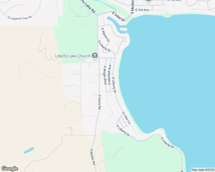 map of restaurants, bars, coffee shops, grocery stores, and more near 928 South Liberty Drive in Liberty Lake