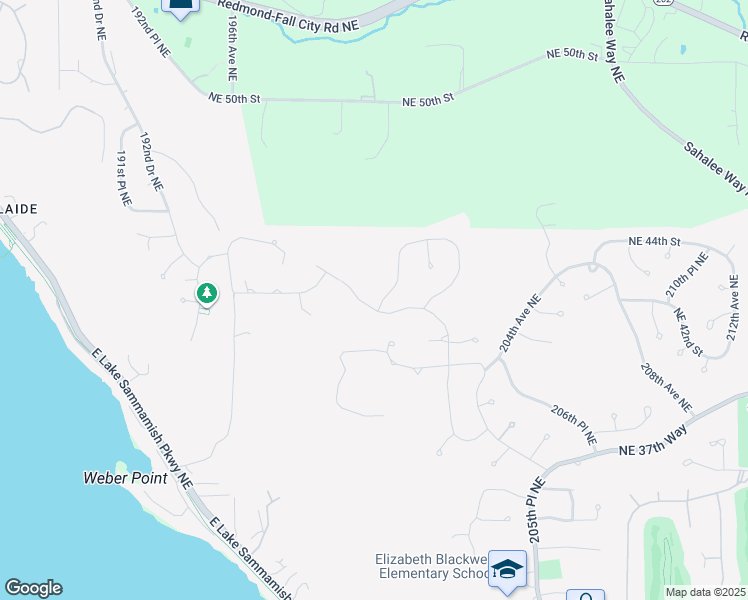 map of restaurants, bars, coffee shops, grocery stores, and more near 20010 Northeast 42nd Street in Sammamish