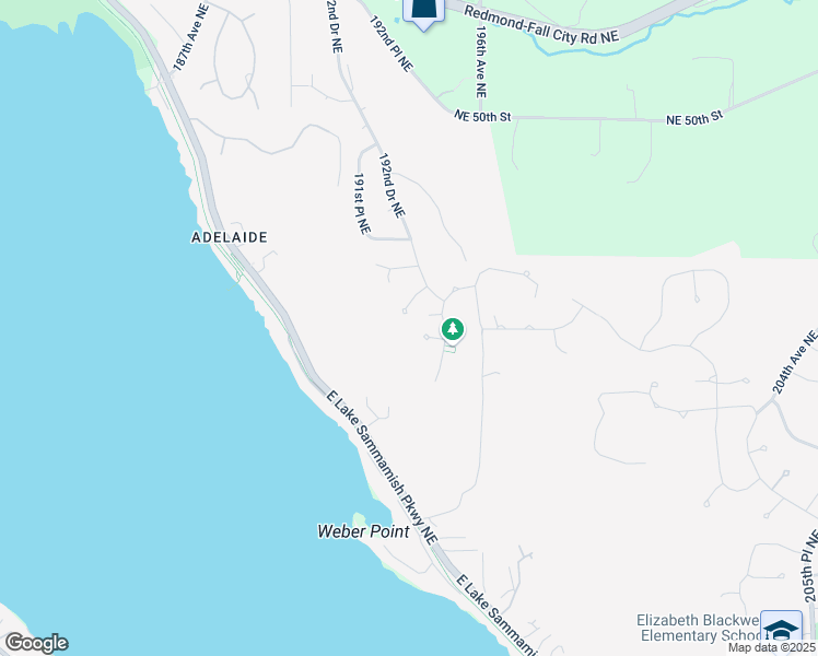 map of restaurants, bars, coffee shops, grocery stores, and more near 19163 Northeast 43rd Court in Sammamish