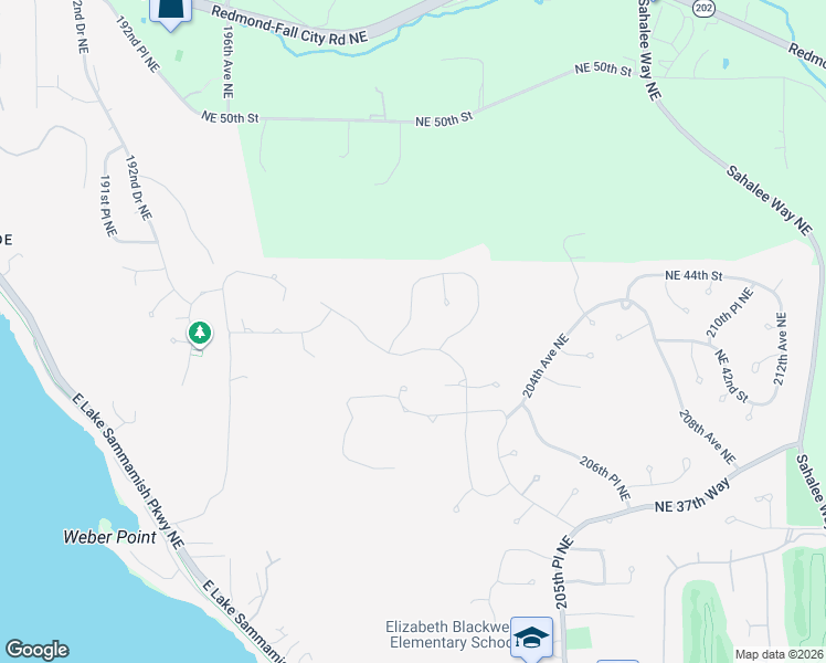 map of restaurants, bars, coffee shops, grocery stores, and more near 4228 201st Avenue Northeast in Sammamish