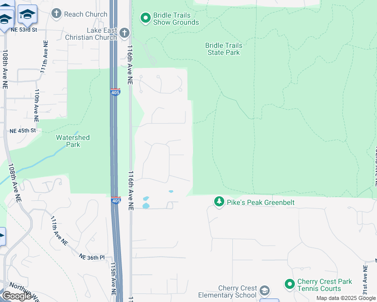 map of restaurants, bars, coffee shops, grocery stores, and more near 4142 118th Avenue Northeast in Kirkland