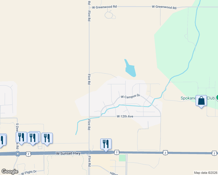 map of restaurants, bars, coffee shops, grocery stores, and more near 920 Oswald in Spokane