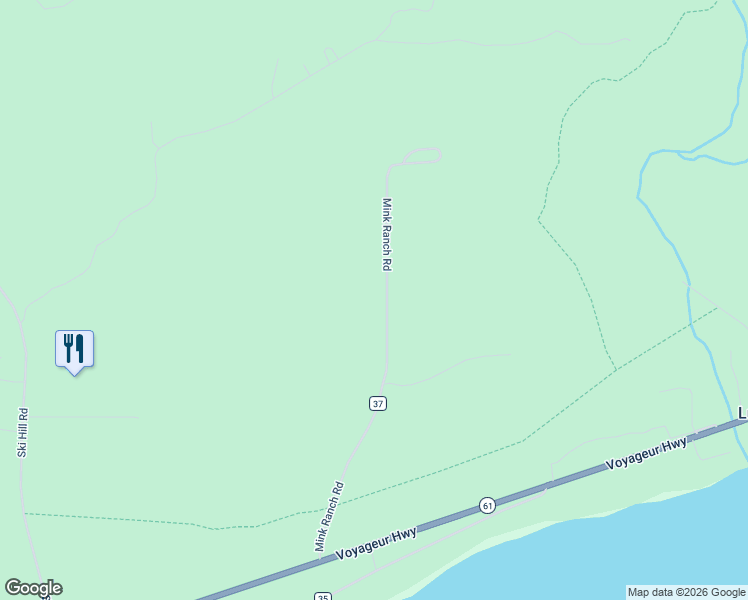 map of restaurants, bars, coffee shops, grocery stores, and more near 21 Turnagain Trail in Lutsen