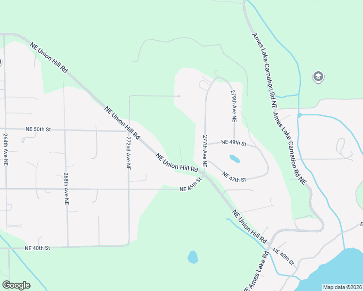 map of restaurants, bars, coffee shops, grocery stores, and more near 27510 Northeast Union Hill Road in Redmond